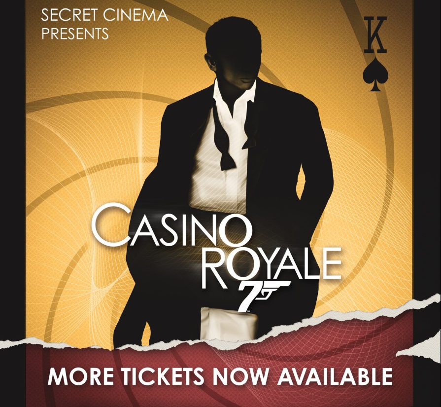 Further tickets to be available for Secret Cinema’s sold out ‘Casino Royale’ next&nbsp;week!