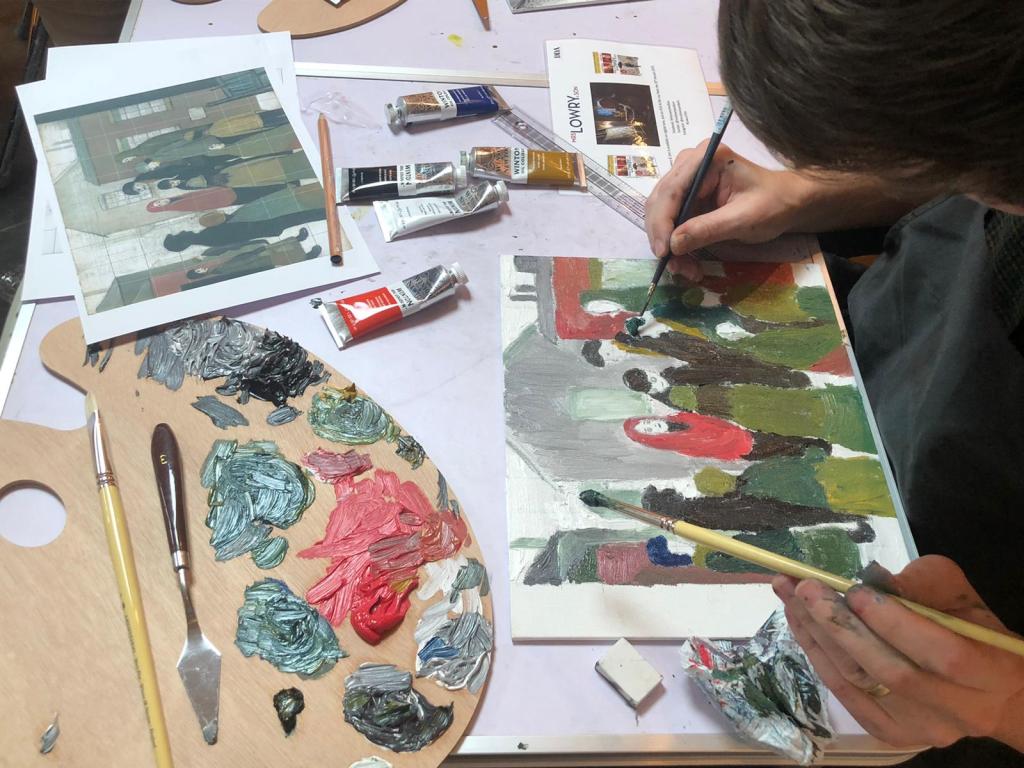 Learning to Paint like Lowry: A Masterclass for ‘Mrs Lowry and&nbsp;Son’