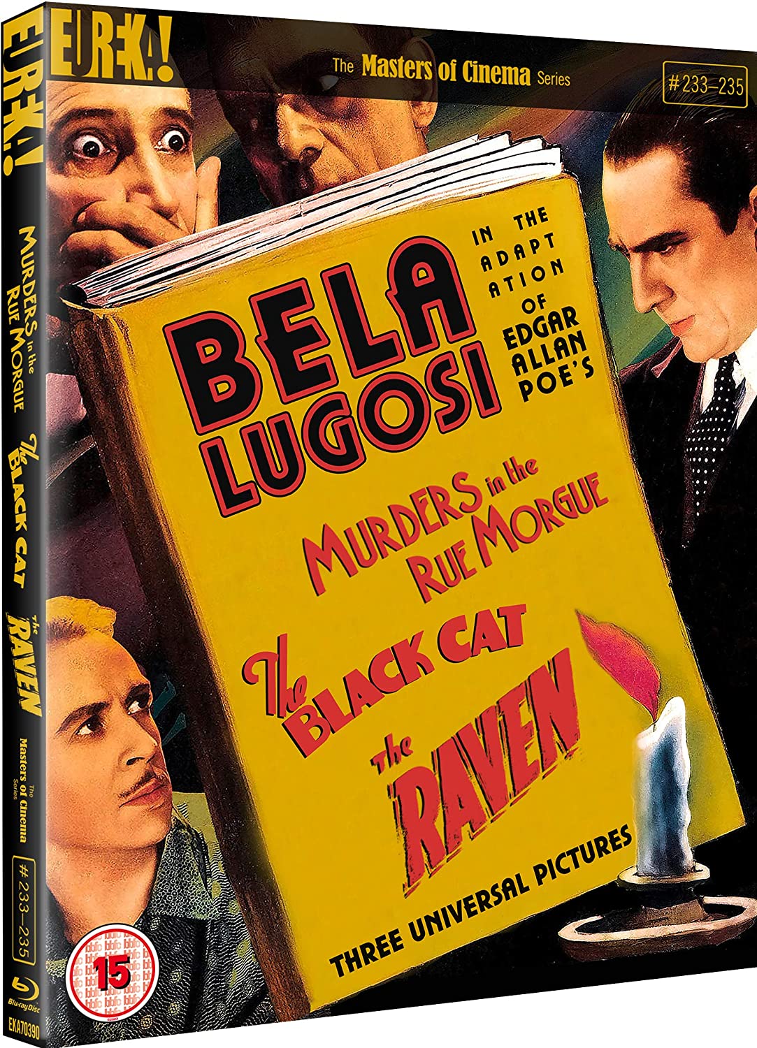Bela Lugosi stars in Edgar Allan Poe adaptations: Murders in the Rue Morgue / The Black Cat / The Raven Blu-ray reviews (Masters of Cinema)