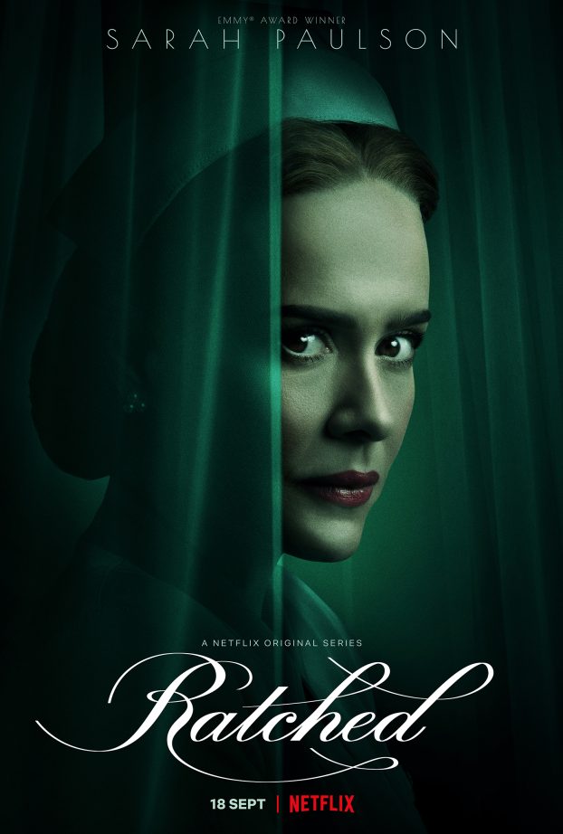 Sarah Paulson stars in Ratched, the new series from the creator of American Horror Story – On Netflix from 18 September…