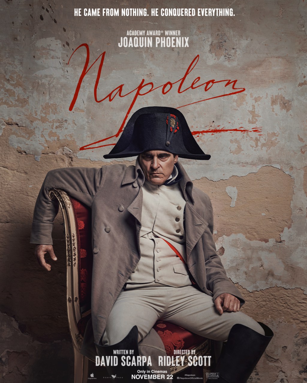 Epic spectacle-filled trailer for Ridley Scott’s Napoleon, portrayed by Joaquin&nbsp;Phoenix