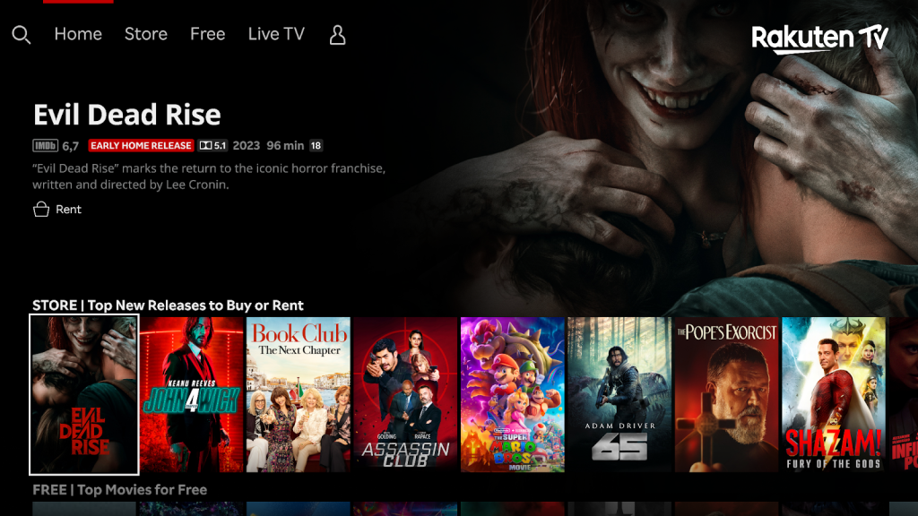 Rakuten TV comes to the PS5 and a whole host of films to stream this&nbsp;Summer