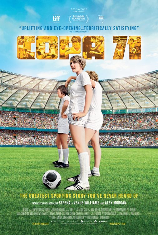 Watch the trailer for Dogwoof’s COPA 71- A pioneering film about the 1971 Women’s World Cup and the lost Lionesses