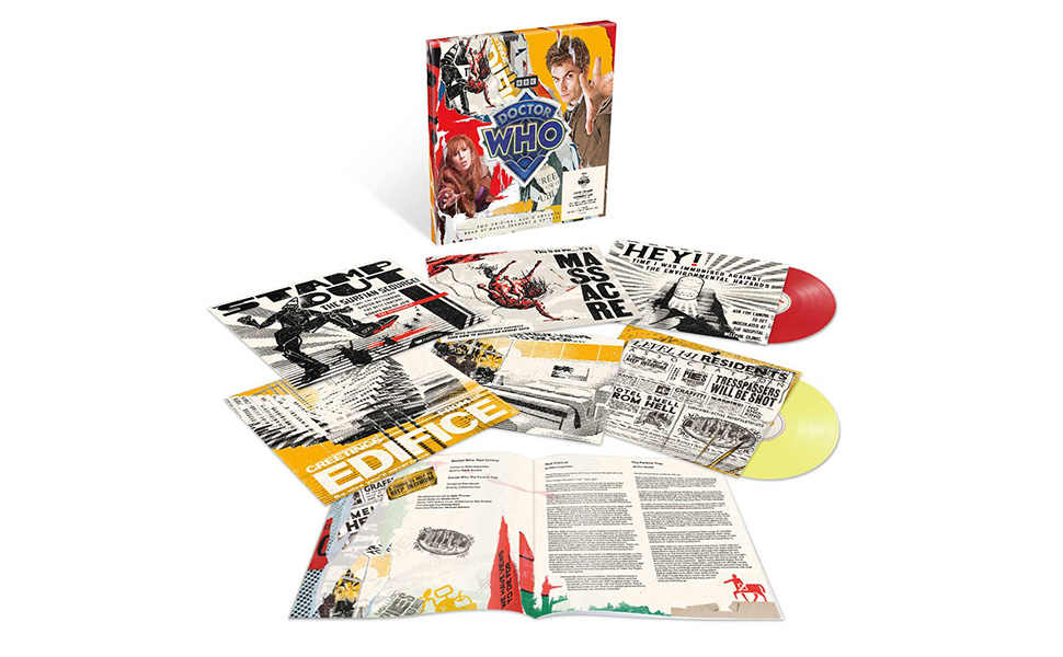 Doctor Who: Pest Control and The Forever Trap (6LP Red & Yellow Vinyl) review [Demon Records]
