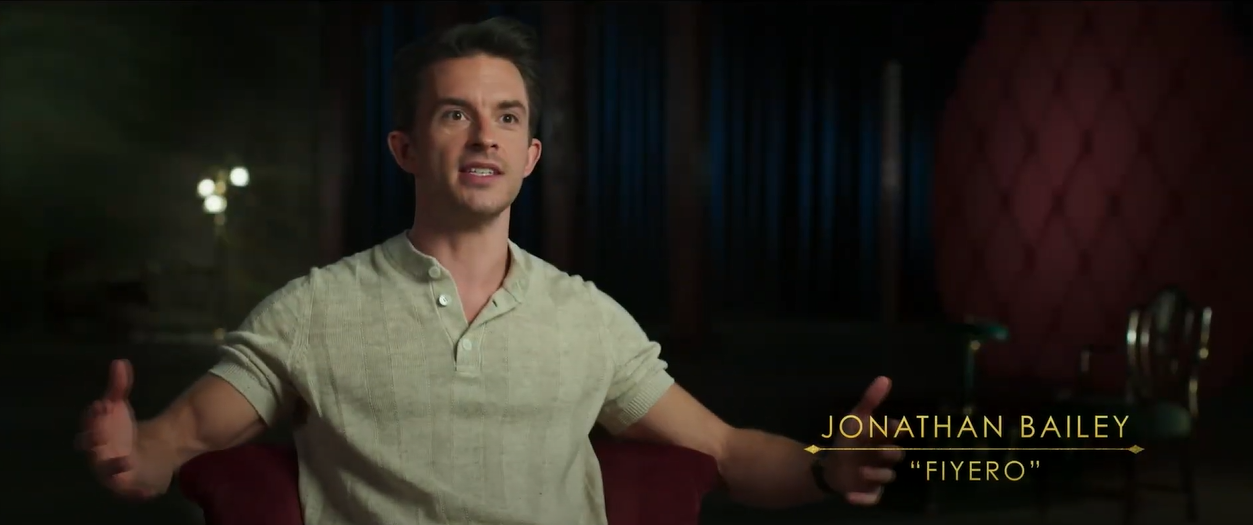 Jonathan Bailey discusses the challenges of the Tornado Wheel in this exclusive Wicked clip